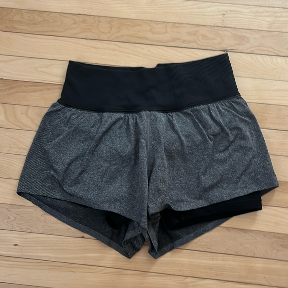 Lululemon Grey Running Shorts